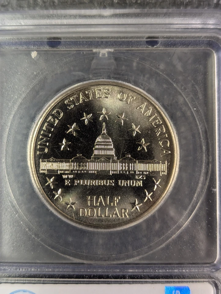 1989-D CONGRESS 50c ICG MS 70 Half Dollar - Greysheet Retail VALUE = $1,950 - Image 4 of 4
