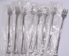 8 Oneida Distinction Deluxe HH Stainless Spring Glen Cocktail/Seafood Fork NIP