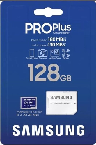 Samsung PRO Plus 128GB Drone SD Card - Picture 2 of 2