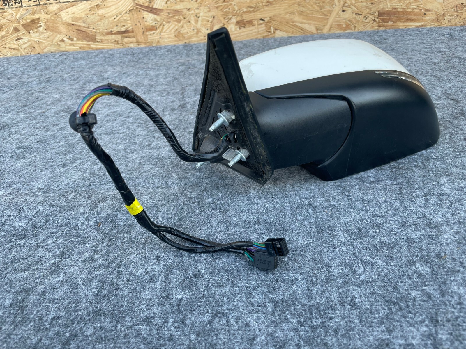 LEFT SIDE DOOR MIRROR ASSEMBLY W/AUTOFOLD OEM 30K 14-19 MASERATI GHIBLI S 3.0L