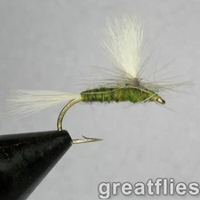 1 dozen (12) - Blue-winged Olive parachute