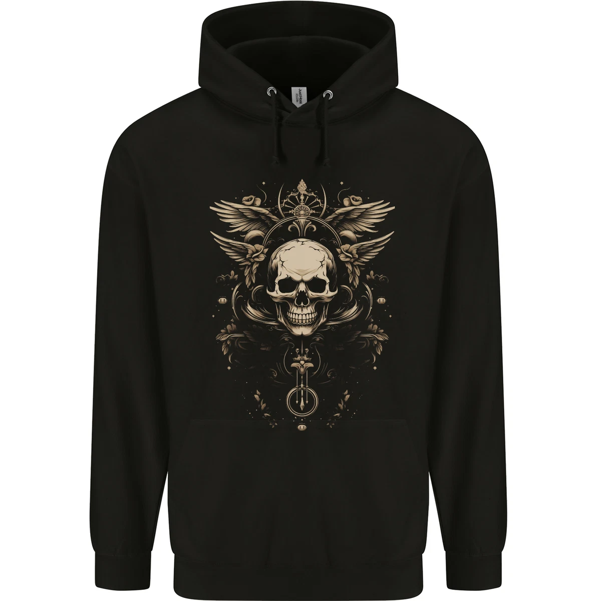 SIPEIEN Vrouwen Devil Wings Hooded Sweatshirt Losse Lange Mouw Hoody Pullover Hooded Sweater