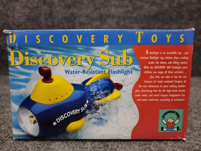 Vintage Discovery Toys DISCOVERY SUB Water-Resistant Flashlight