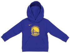  9Z2B3BAWX-WAR Preschool Nike NBA Golden State Warriors Club Fleece Logo Hoodie