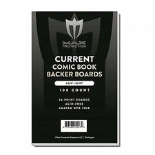 400 - MAX PRO CURRENT MODERN COMIC BOOK BACKING BOARDS 6-3/4 ACID FREE ARCHIVAL