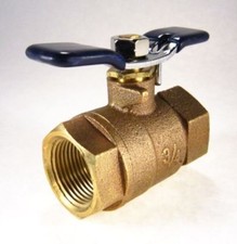SALE Febco 3/4" Ball Valve, Non Tapped, Full Port - T Handle - Fits Wilkins More