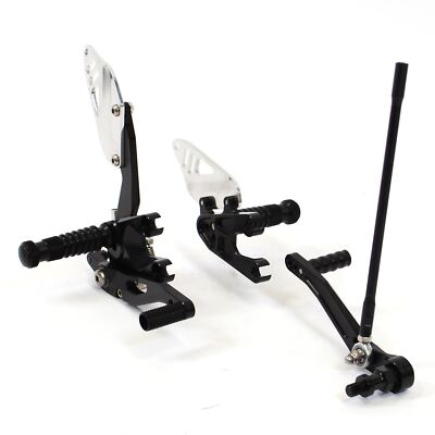 Gilles FX Racing Rearset Kit schwarz Rückwärtsschaltung möglich Suzuki GSX-R750 11-18