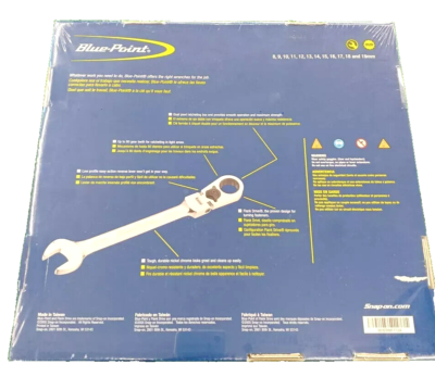 Blue Point Tools 12pc Metric Ratcheting Flex Head Combo Wrench Set