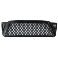 For Toyota Tacoma 2005-2011 Front Hood Honeycomb Mesh Grille Gloss Black Abs