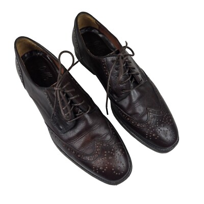 Johnston & Murphy Brown Leather Wingtip Oxford Mens Dress  display picture 1