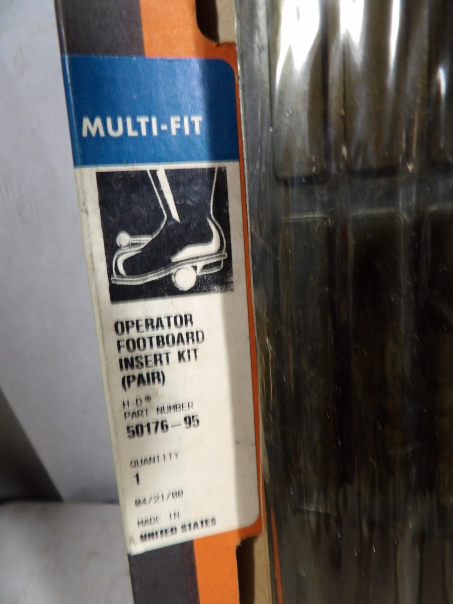 Genuine Harley Davidson OEM Softail Multi Fit Footboard Insert Kit