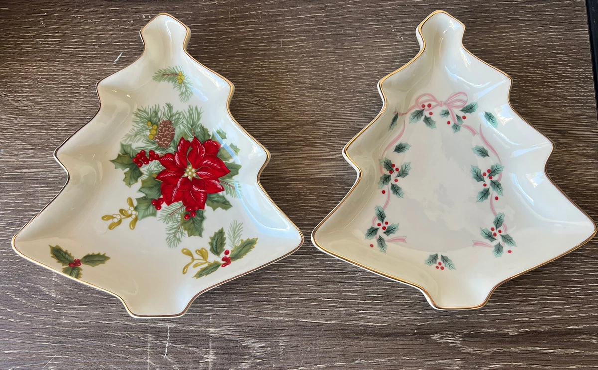 Mikasa christmas candy dish cheap