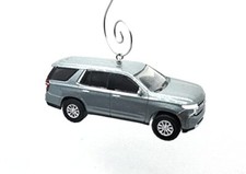 Christmas Ornament for 2021 Chevy Tahoe Metallic Steel