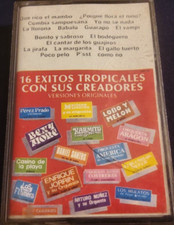 16 EXITOS TROPICALES CON SUS CREADORES  CASSETTE 1986  VG /VG 