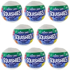 Squish 'Ums Squishies Besties : Series 2 Two - Lot of 8 Sealed Blind Globes