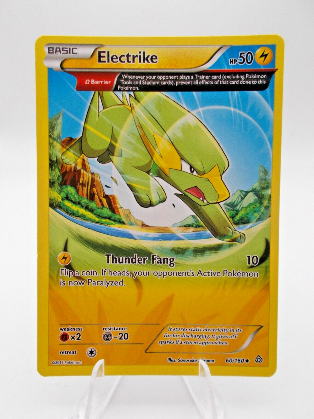 Electrike (Omega) 60/160 XY-Primal Clash Pokémon TCG Regular Lightly Played