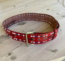 Authentic 37X2" BELT Norwegian SAMI KOFTE SAAMI GAKTI  BUNAD  Hand tooled