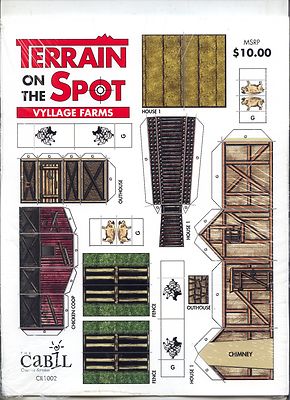 Terrain on the Spot Vyllage Farms MINT Printed 3D Paper The Cabil