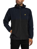 Lyle & Scott Farbblock-Jacke Mit ReißVerschluss, Blau - S