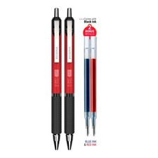 Zebra Pen G-350 Retractable Gel Pen, Crimson Red Premium Metal Barrel
