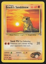 Brock's Sandshrew 72/132 Unlimited Common Gym Heroes Pokemon English NM on eBay