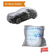 Crystal Clear Weather Protection Car Cover - 12.4 Ft X 21.6 Ft For Most Vehicles