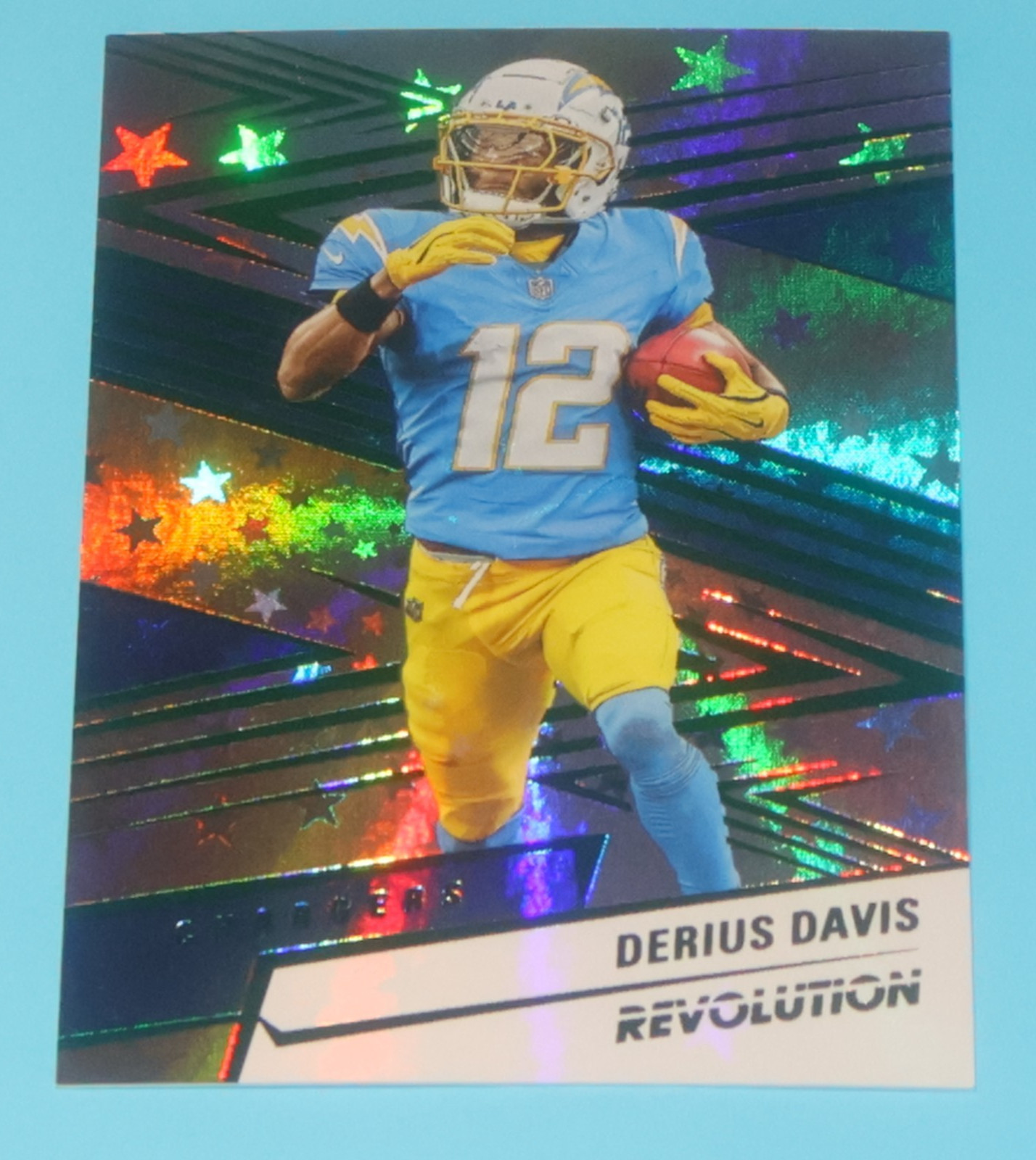 2025 Revolution Football - Derius Davis - GREEN ASTRO 250/699 - Chargers - #115