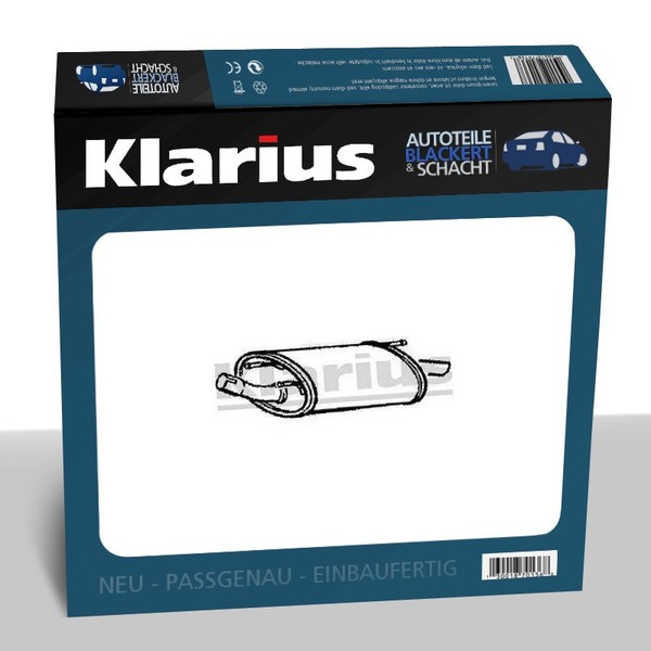 Endtopf für Ford Courier Kasten Fiesta IV Fiesta Kasten / Mazda 121 III-image