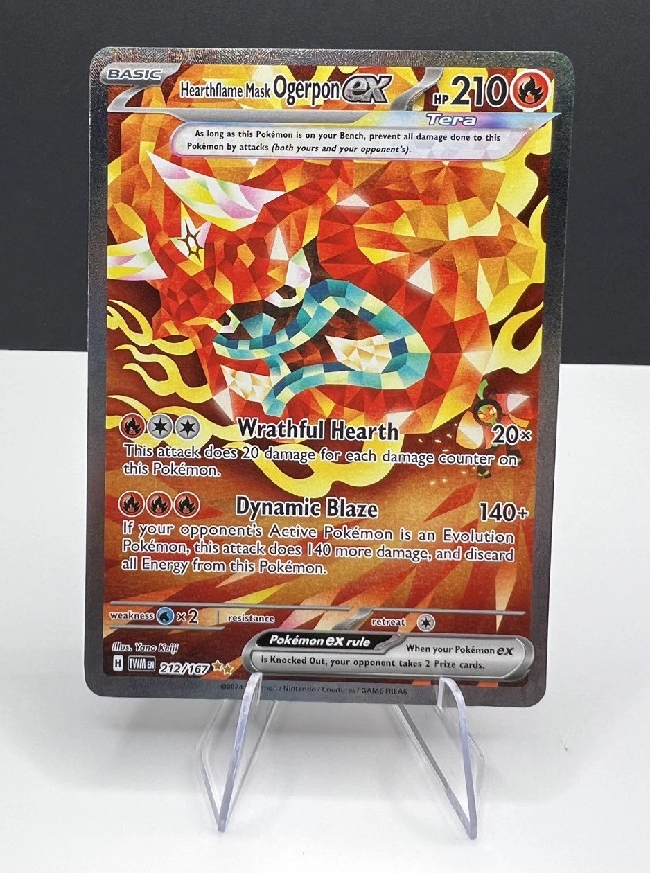 Hearthflame Mask Ogerpon ex 212/167 Sv06: Twilight Masquerade Holo