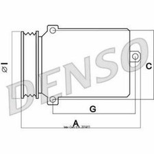Kompressor Klimaanlage Denso Dcp17135 f&uuml;r Mercedes-Benz M-Klasse W164 Ml 63 Amg