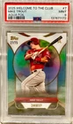 JERSEY # MATCH! 2025 Topps Welcome To The Club Mike Trout MVP Aqua 27/75! ANGELS