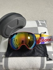 Citoor iridescent mirror dome-shaped anti-fog ski goggles