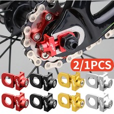 Single Speed Bike Chain Tensioner Aluminum Alloy Chain Adjuster Bolt Screw MTB