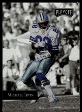 Michael Irvin 1992 Playoff #11 Cowboys NFL READ FREE SHIPPING AutographDen
