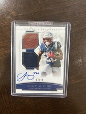 2018 Panini National Treasures Rookie Patch Auto Sony Michel RDM-11/99 Patriots