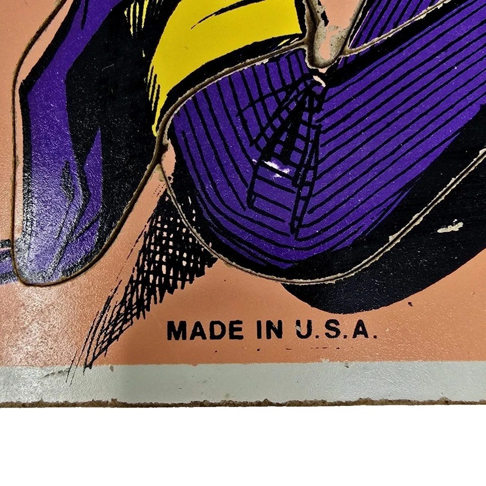 Rompecabezas de Batman Jokers Escape DC Comics 1976 de 16 piezas Playskool de colección Foto 4 de 4