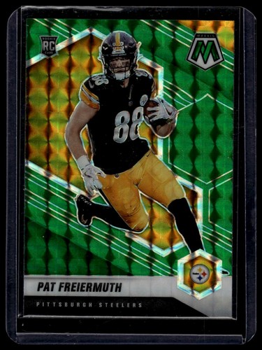 2021 Panini Mosaic #332 Pat Freiermuth Prizm Green