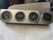 Vintage 60s 3 Stewart Warner Gauges And One Ince Vintage 60s 3 Stewart Warner Gauges And One Ince