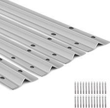 16Ft V-Track for Sliding Gates Galvanized Steel Heavy-Duty Inverted V-Groove Tr