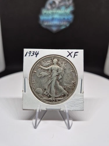 1934 Walking Liberty Half Dollar 90% Silver VF/XF Better Date