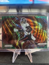 2023 Panini Prizm - Fireworks Drake London #F-25 Green Wave Prizm