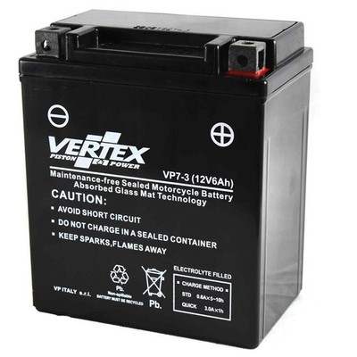 Vertex VP7-3 L: 114mm H: 131mm B: 70mm REF: YTX7L-BS