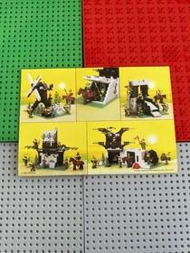 (L-2) LEGO&reg; 6066 Camouflaged Outpost Forestmen Instructions Not Punched