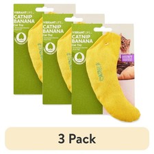 Catnip Filled Banana Cat Toy for Kittens and Cats 3 Pack