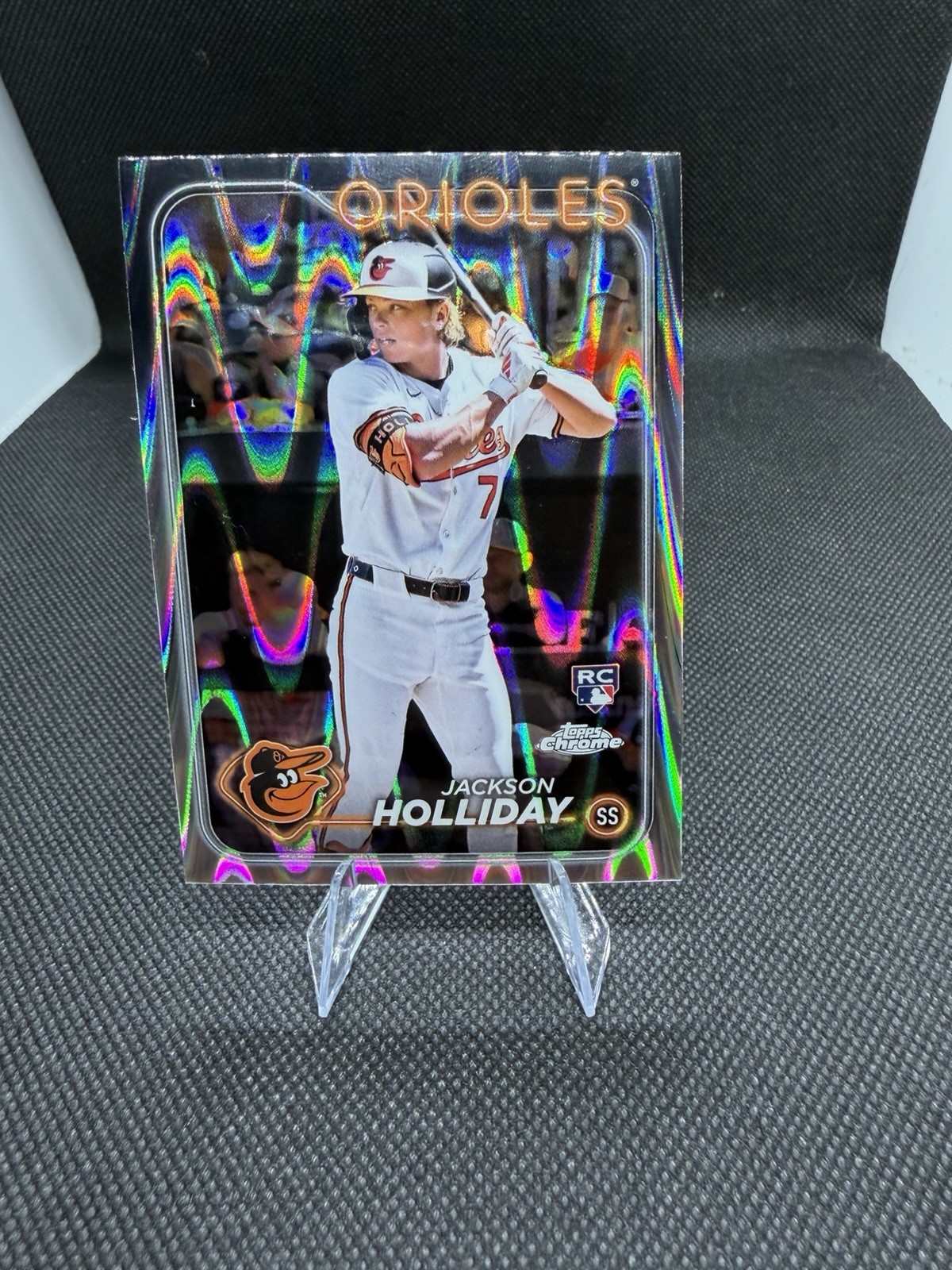 2024 Topps Chrome - Jackson Holliday #88 RayWave Refractor (RC)