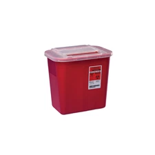 NEW Dynarex Sharps Container 2 gallon - Case of 10 (Reorder No 4627)