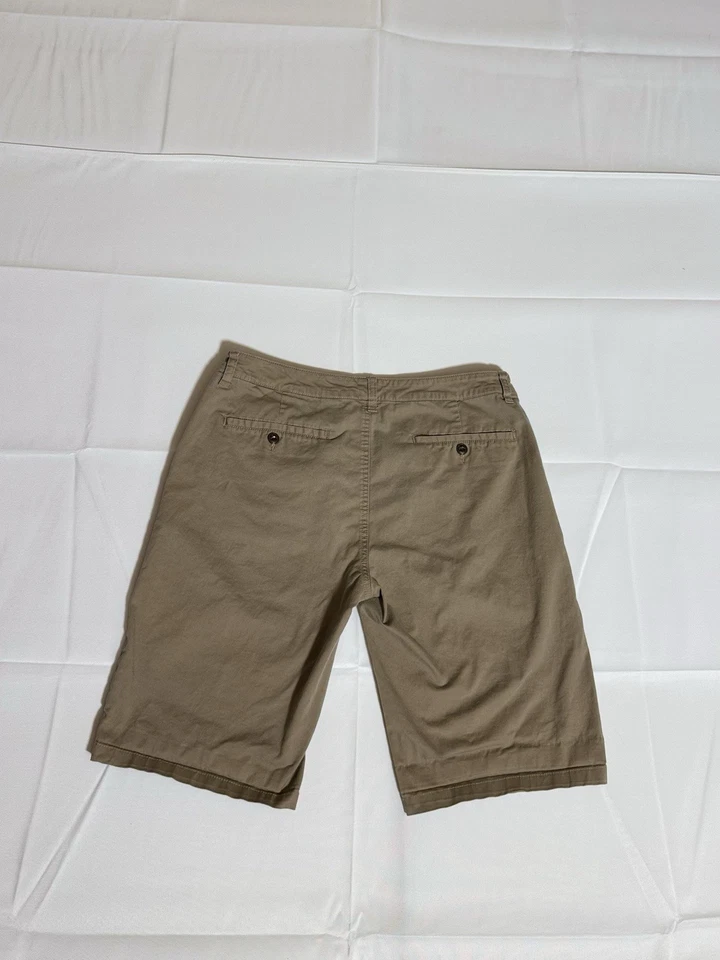 Pantalones Cortos OSO Informales Para Hombre Tostados/Beige Con Bolsillos 98% Algodón Spandex Talla 32 Foto 2 de 4