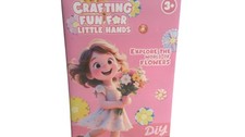 Einalivk Crafting Fun For Little Hands DIY Flower Bouquet Kit 3 Kids Pink New