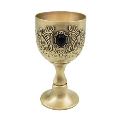 Embossed Shot Glass 50ml Miniature Drinking Cup Goblet for Home Liquor Tasting