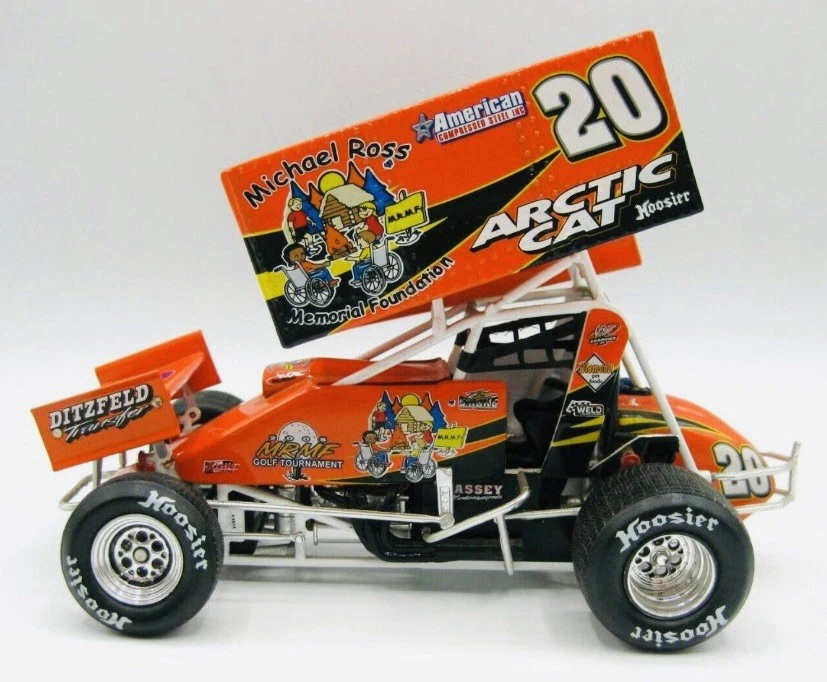 1:24 Action / RCCA Steve Kinser Sprint Car – Métal Brossé, 2006